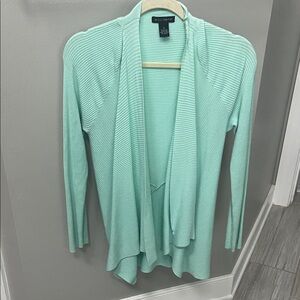 Willi Smith Mint Cardigan Sweater